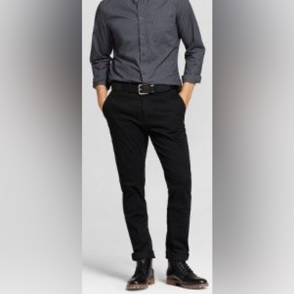 GOODFELLOW & CO The every where chino straight black NEW size 40X32L